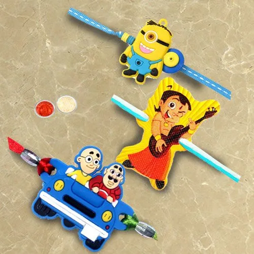 cartoon character kids rakhis