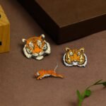 tiger brooch pins