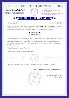 Kosher Certification Agency